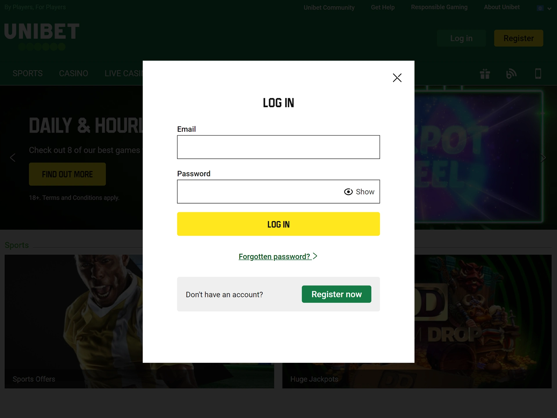 unibet-login